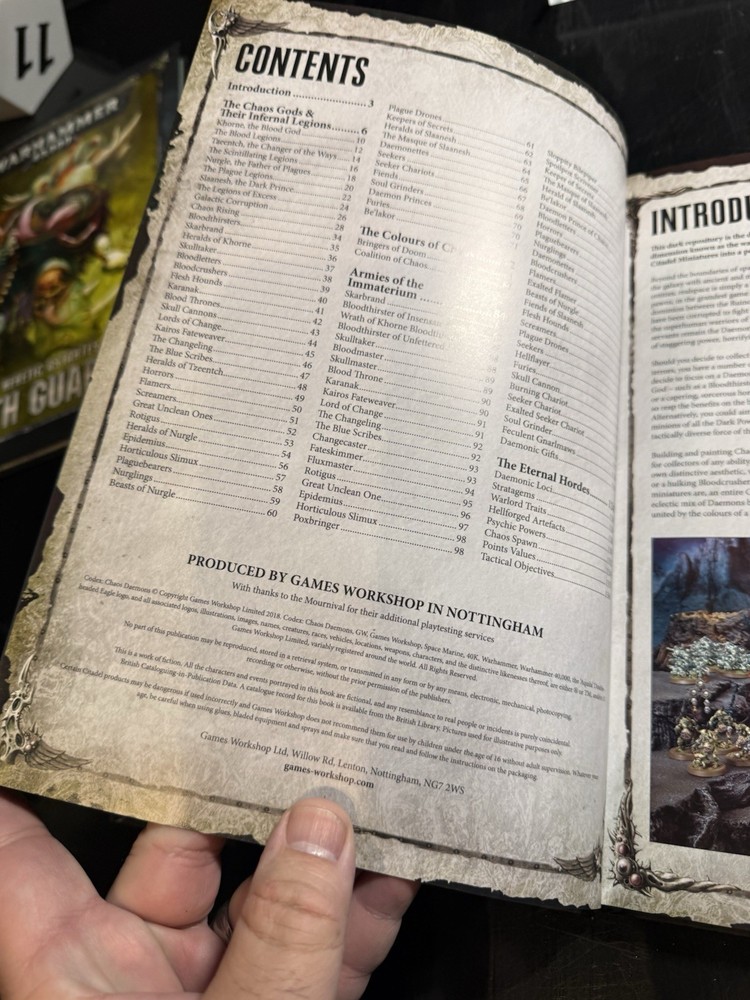 GW Army Book Codex Chaos Daemons (8th Ed) VG+/NM