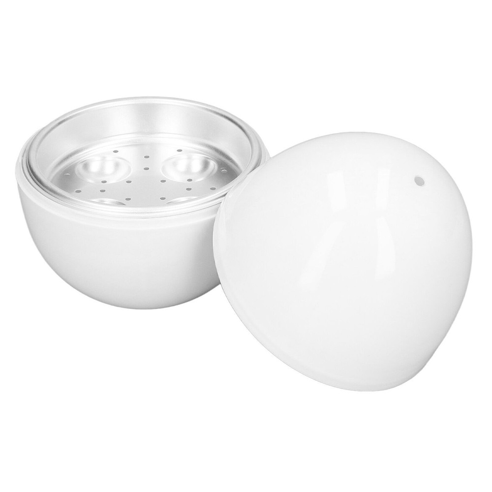 Hard Boiled Egg Cooker 4 Eggs Capacity Compact Design ABS Material Egg Shape