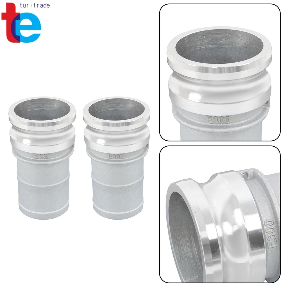 2 Pack Quick Release 3 Inch Type E Camlock Coupler Aluminum Durable