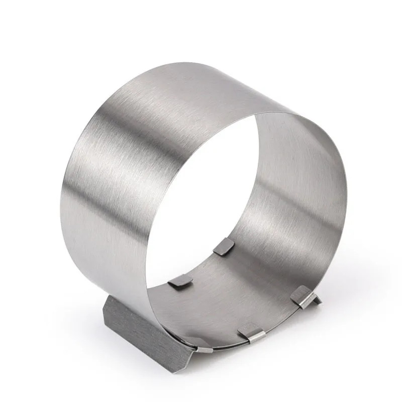 Adjustable round Cake Ring Mold Retractable Mousse Cake Ring Stainless Steel Cir