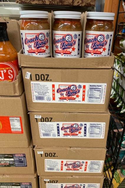 Coach Tony's Beef Hot Sauce
