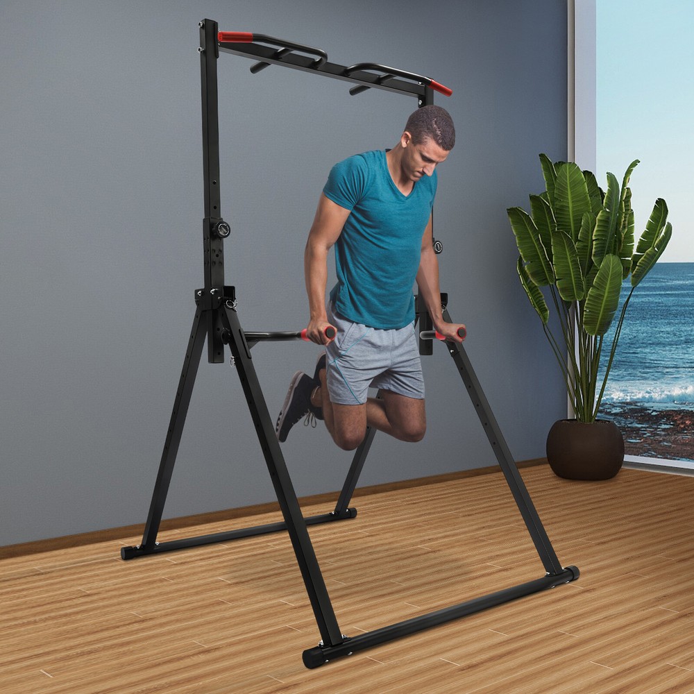 200kg Triangular Pull Up Station Adjustable Pull Up Bar Strength Training Bar