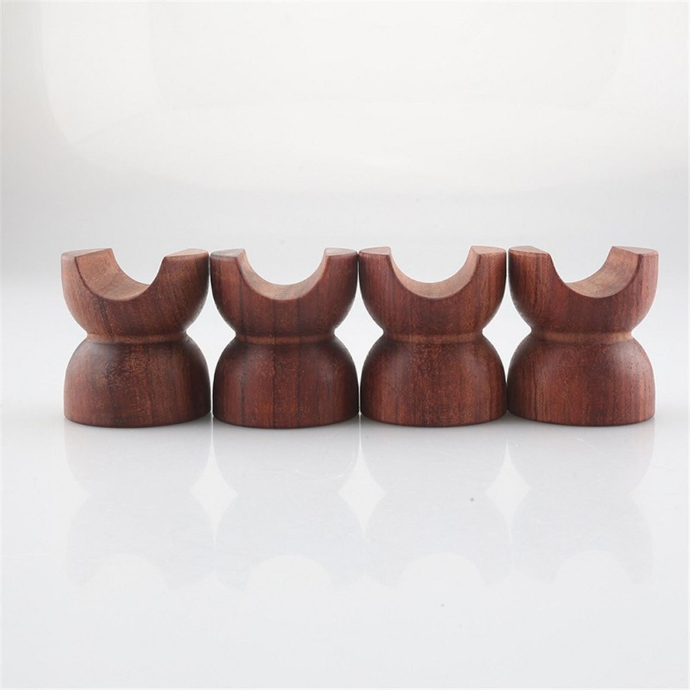 45mm HiFi Rose Wood Speaker Insulation Wire Holder Bracket Support Cable Stand D