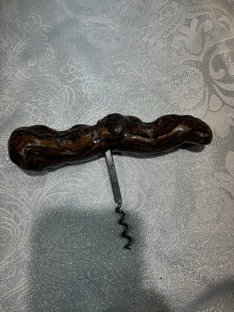 Vintage French grape vine Handle Corkscrew Dijon