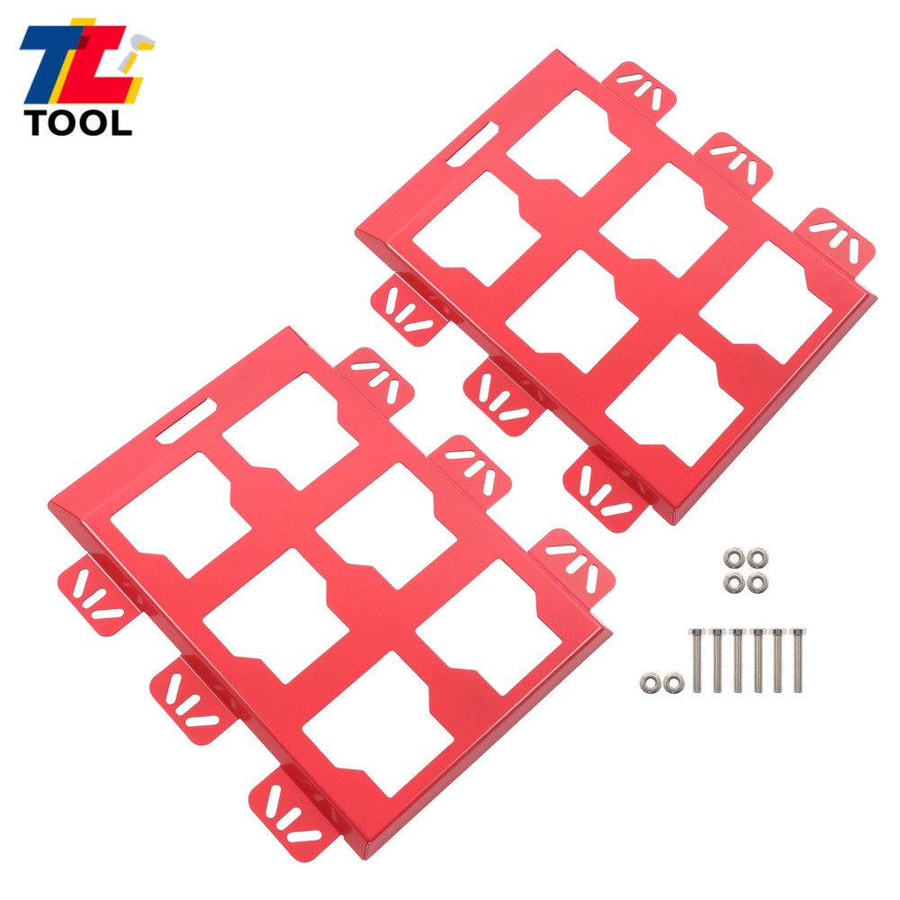 2 Pcs 50Lbs Tool Box Mounting Plate Accessories For Tool Storage Half Package