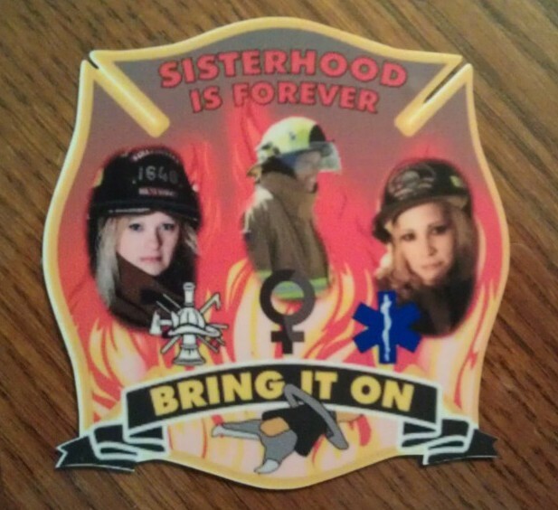 Firefighter Sisterhood Decal (4")