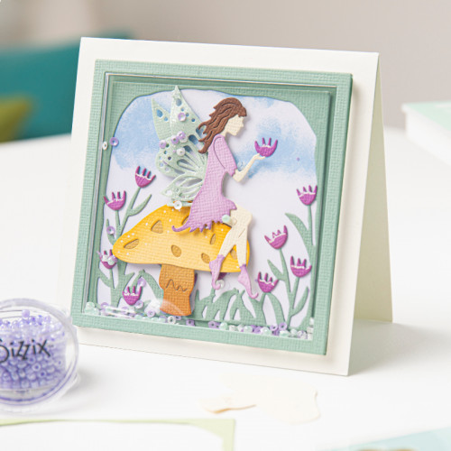 Sizzix "Fairy Scene" by Lisa Jones Thinlits Dies- 666018 MSRP $27