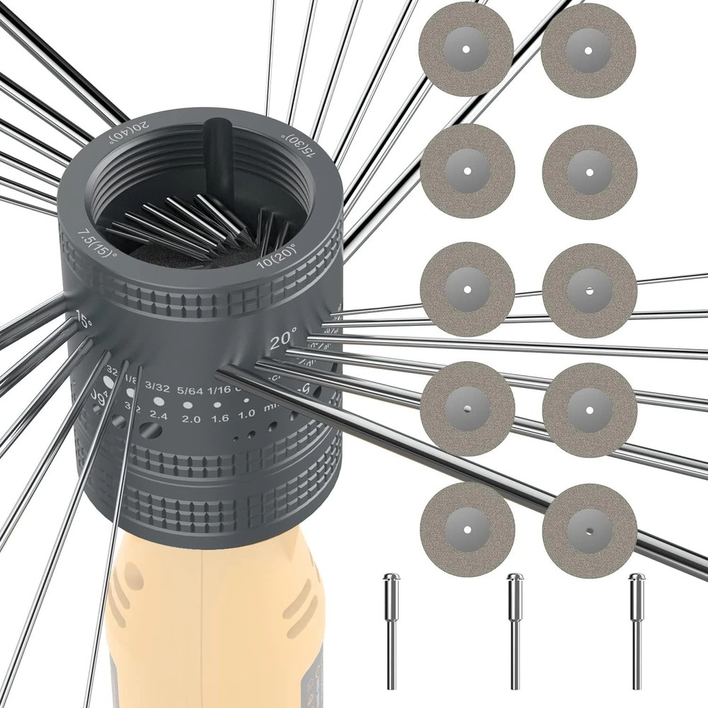 Tungsten Electrode Sharpener Grinder Head,TIG Welding Tool with Silver
