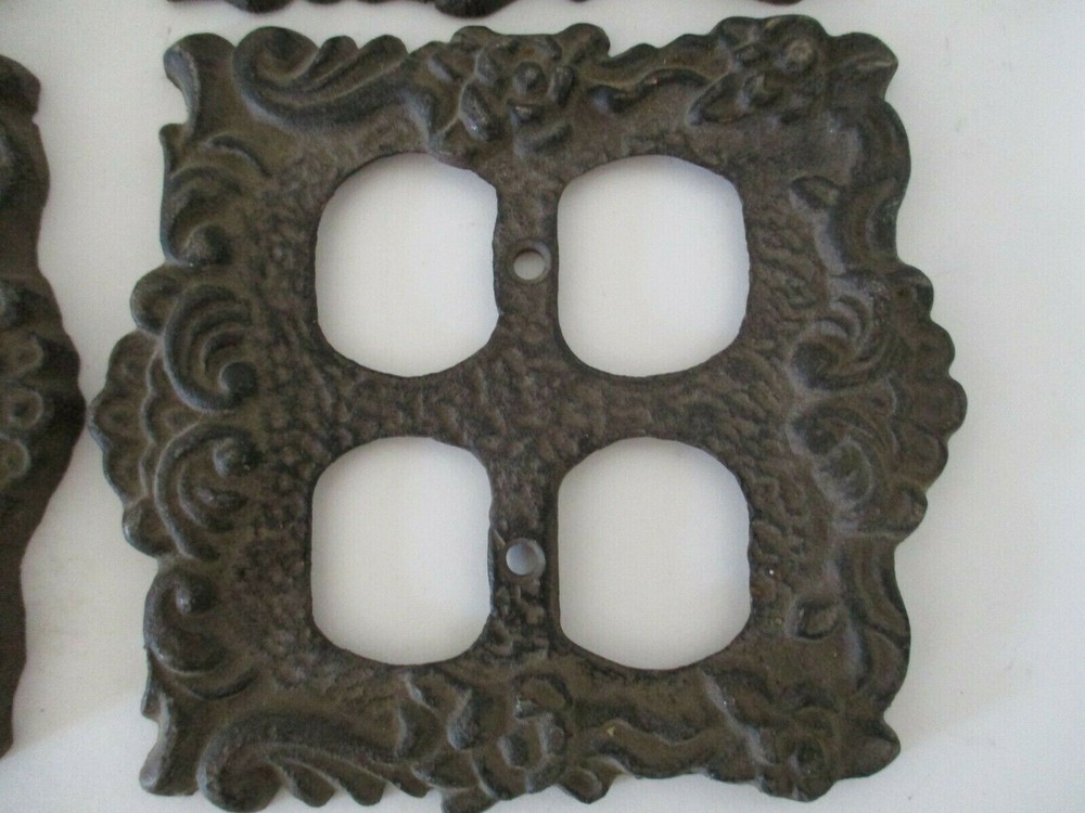 4 Vintage Switch Plate Covers