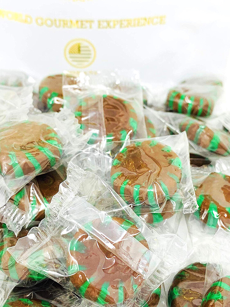 SweetGourmet Chocolate Starlight Mint | Bulk Wrapped Hard Candy |