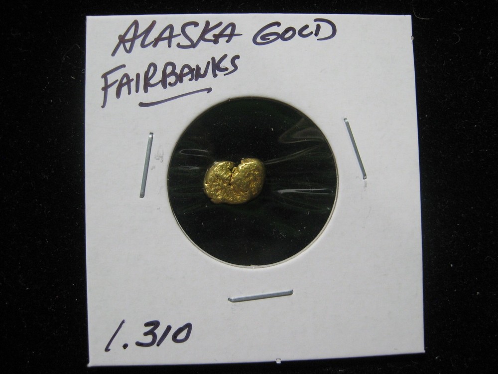ALASKA GOLD FAIRBANKS AREA 1.310 GRAMS