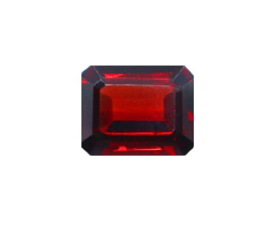 Garnet Emerald Cut