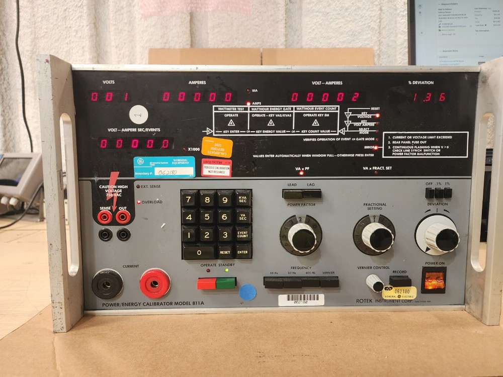 Rotek Instruments 811A Power/Energy Calibrator