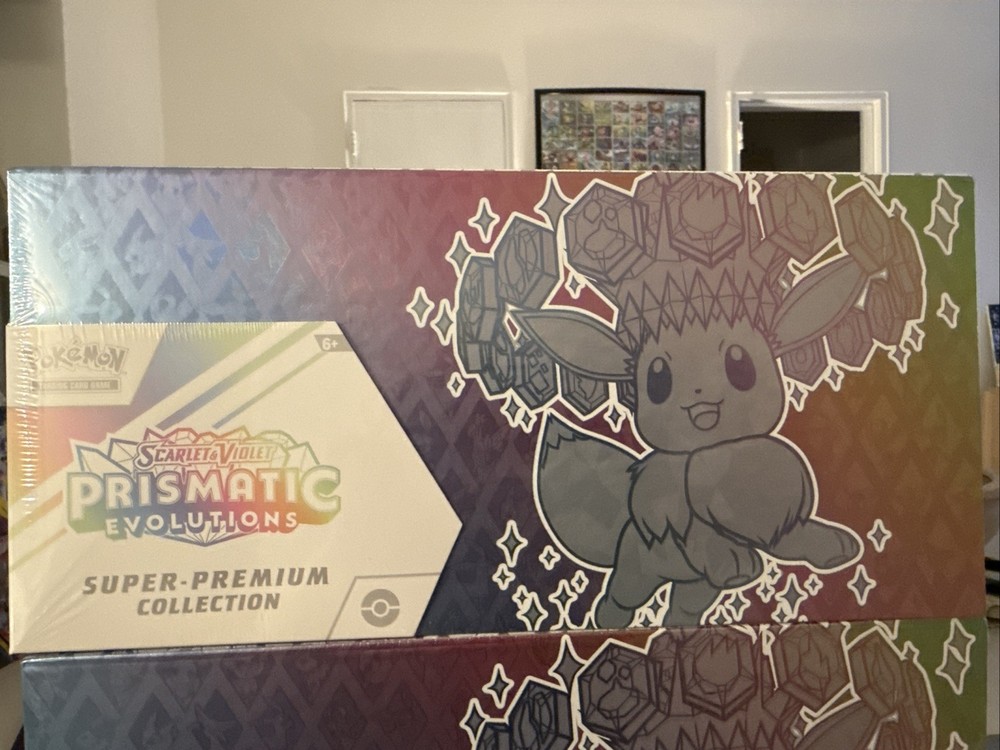 Pokemon TCG 2x Pack Lot Prismatic Evolution Super Premium Collection Box