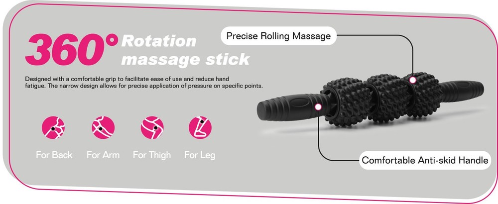 5-in-1 Fo Roller Set, Massa Roller Sti, Massa Ball,