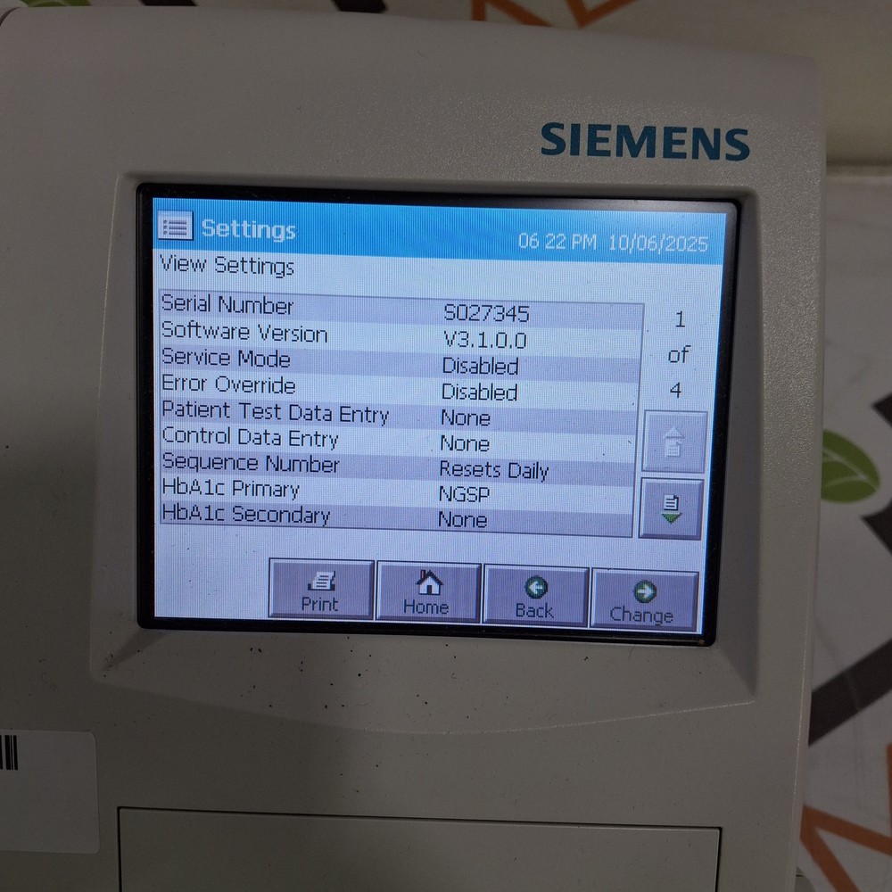 Siemens DCA Vantage Analyzer