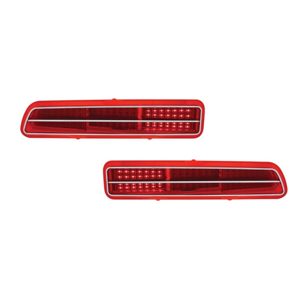 United Pacific 111116 LED Sequential Tail Light Set 1969 Chevy Camaro– Pack of 2