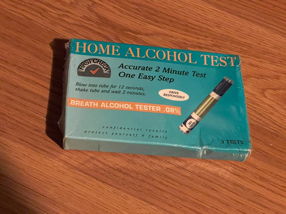 Home Alcohol Test**3 TESTS** Accurate 2minute Test