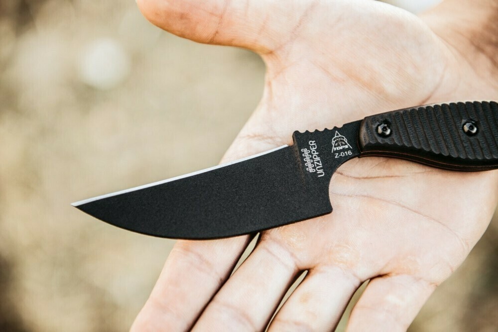Tops Unzipper Fixed Blade Knives