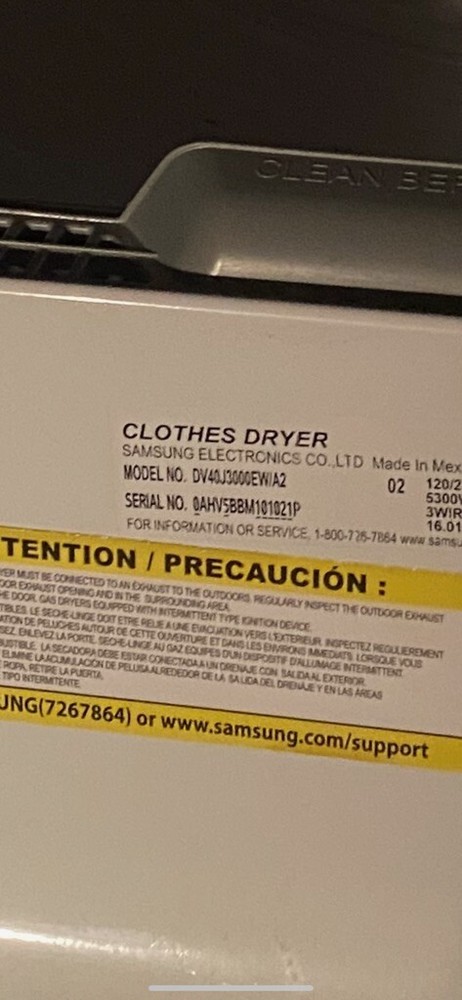 used samsung washer and dryer set