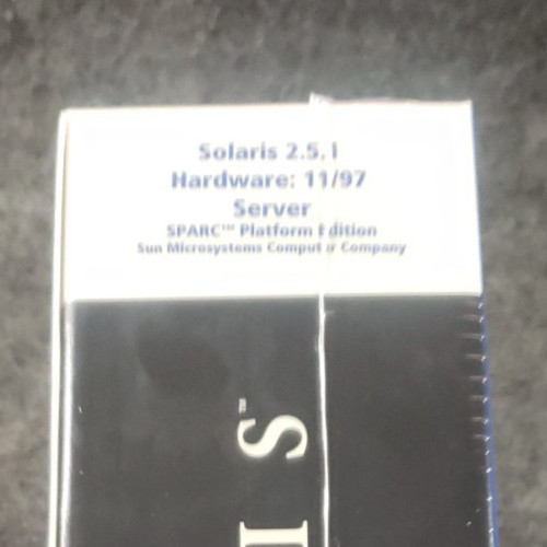 Sunsoft SOLARIS 2.5.1 Hardware 11/97 SERVER Sparc Platform Edition........(C13B5
