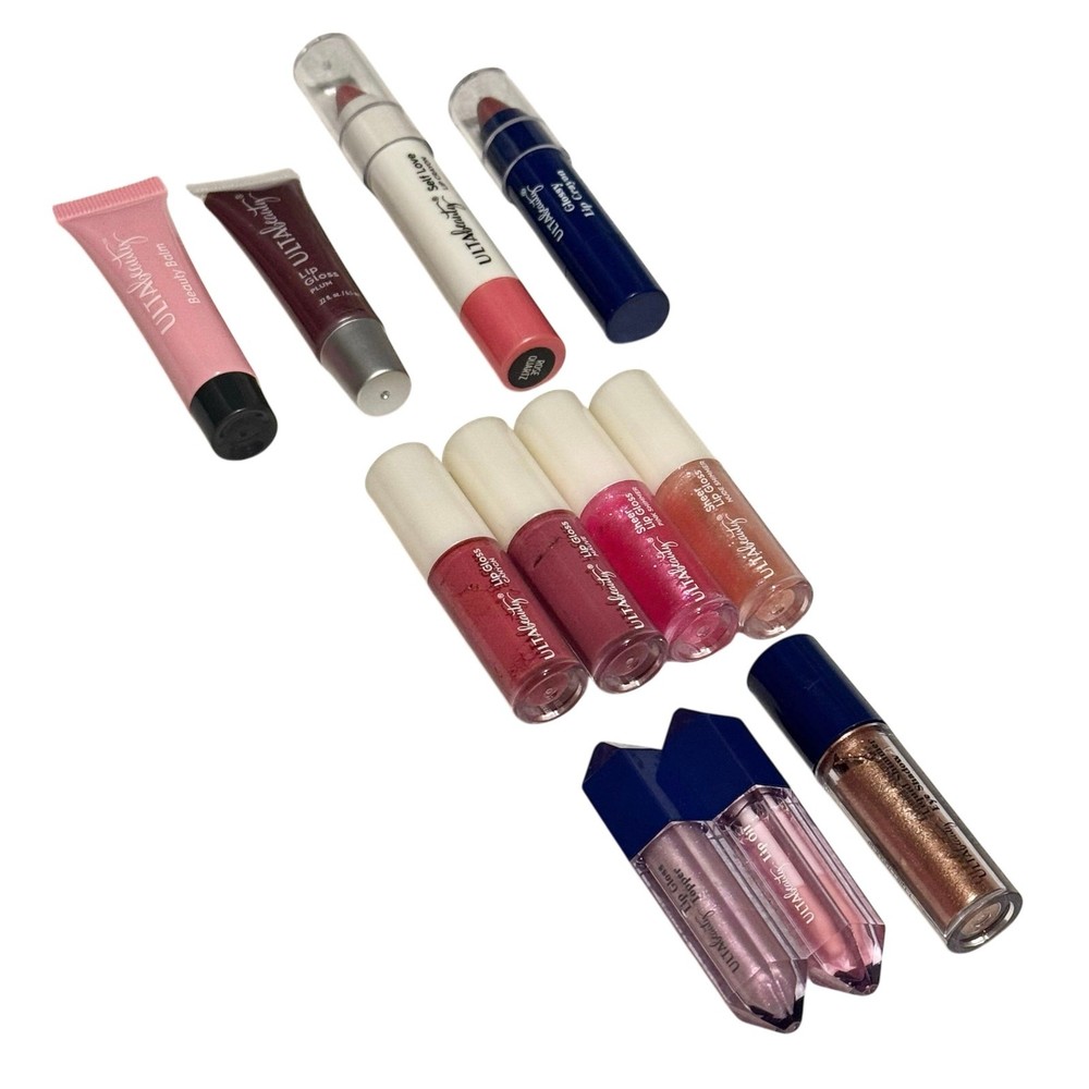 NEW Ulta Beauty Sample 11 pc Makeup Bundle – Lip Gloss/Crayon, Liquid Eyeshadow