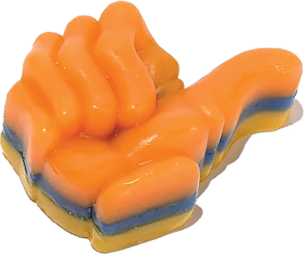 BRO STYLE THUMBS UP WAX YEL/BLU/ORG STACK