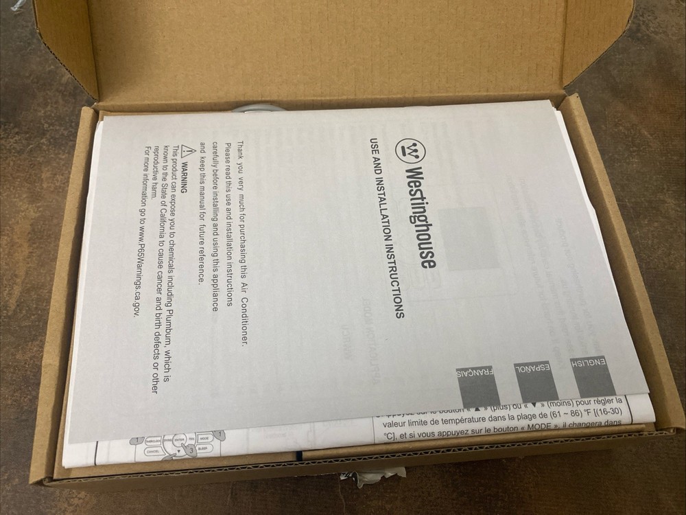 Westinghouse WWRCU Wired Remote Controller For 23 SEER Single & Multi-Zone