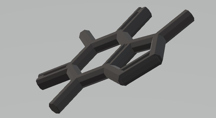 Caffeine Molecule Model Science Chemistry Gift Coffee Lover Desktop Wall Decor