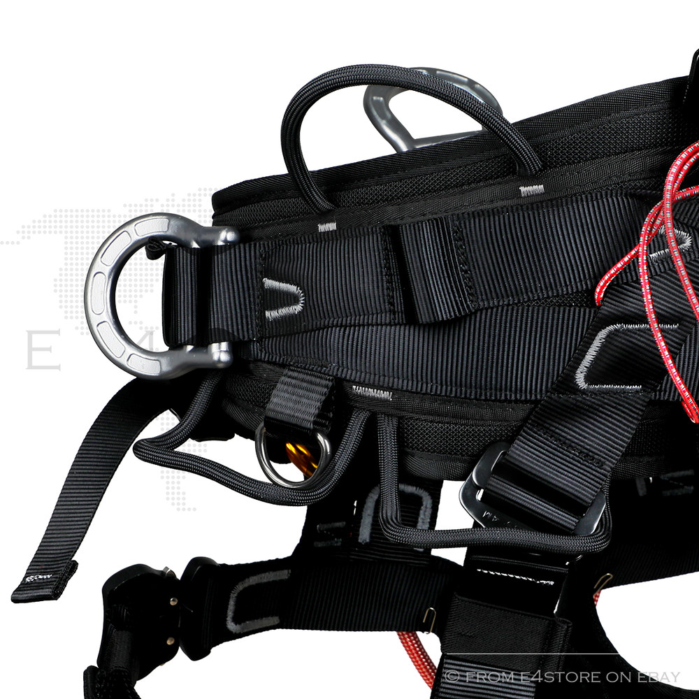 Arborist Tree Climbing Saddle Half Body Harness Black M