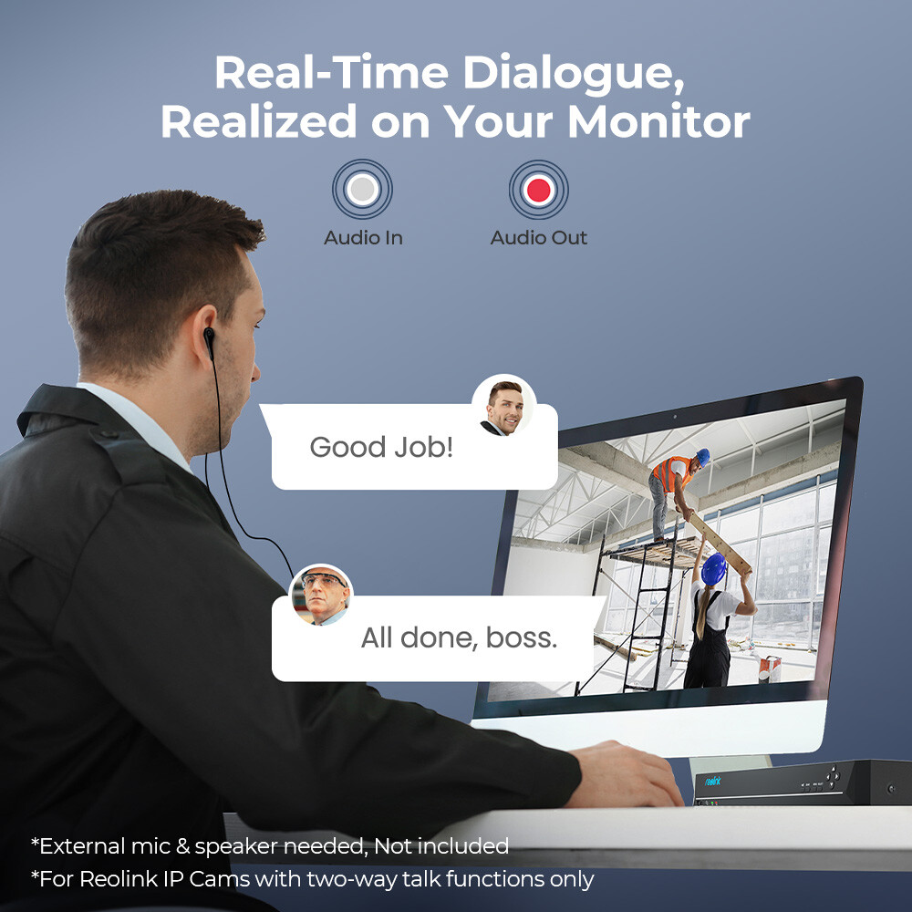 Reolink 16MP 36 Channel Network Video Recorder NVR for Security Camera System