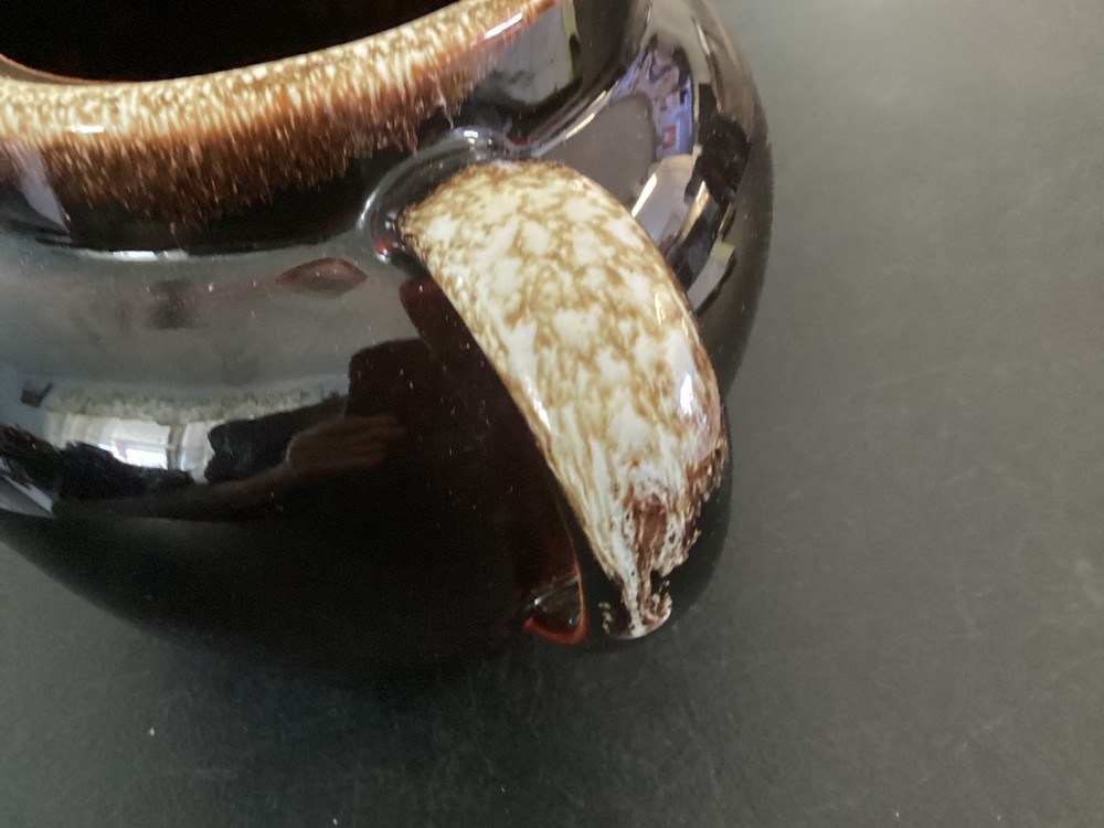 Pfaltzgraff Bean Pot Brown Drip Design (No Lid)