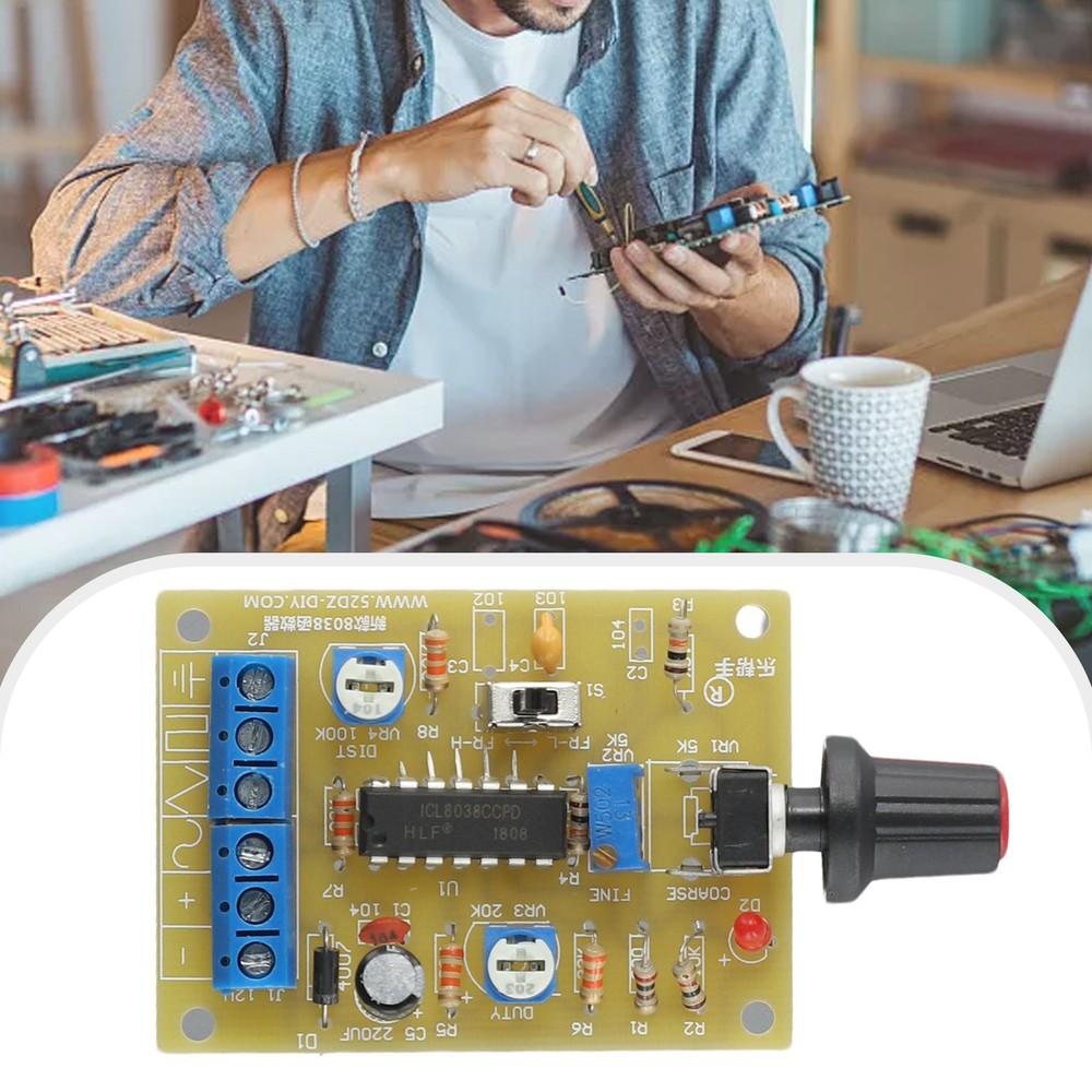 8038 IC Function Generator Sine Triangle & Square Wave Circuit Board DIY Kit