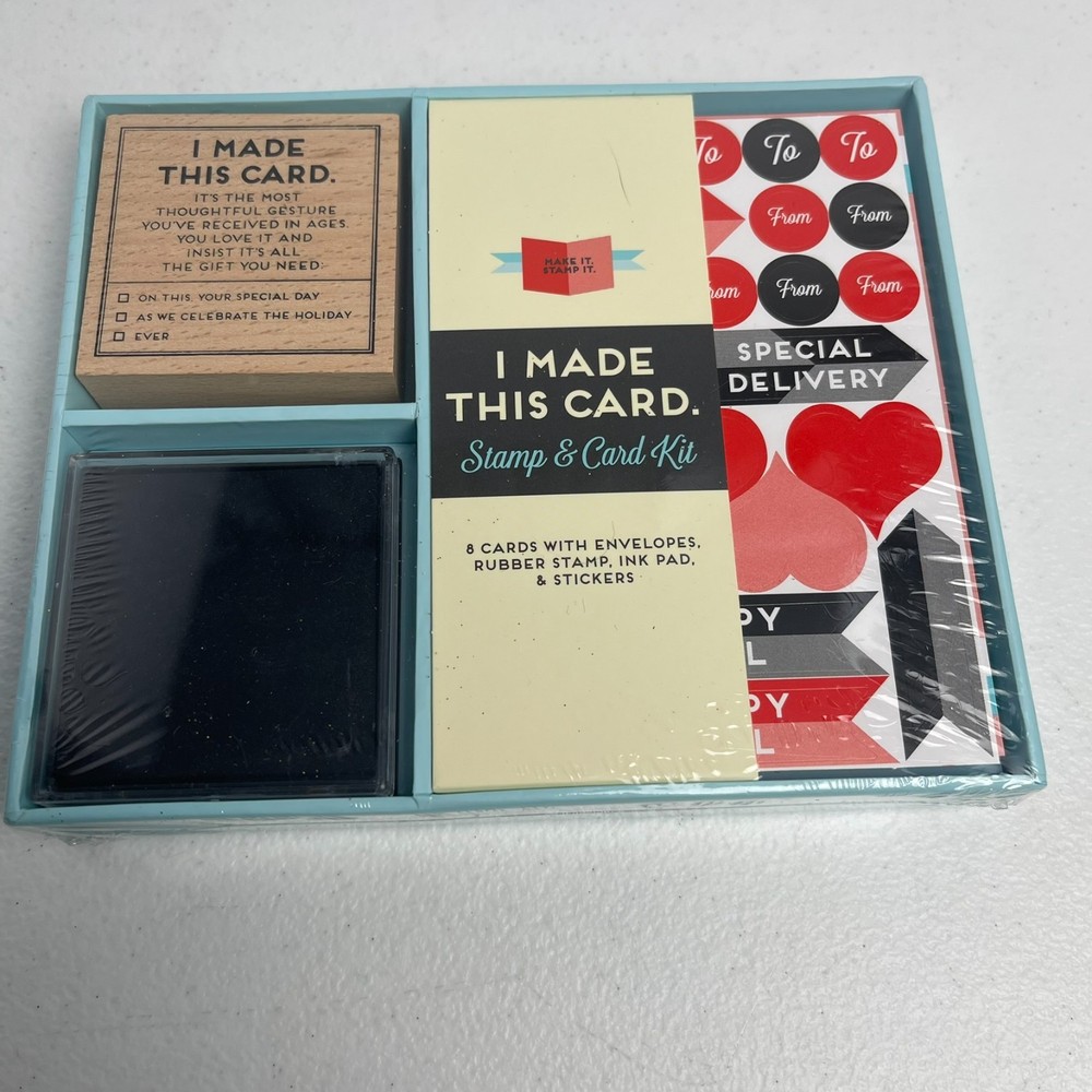 I Made This Card - Stamp & Card Kit