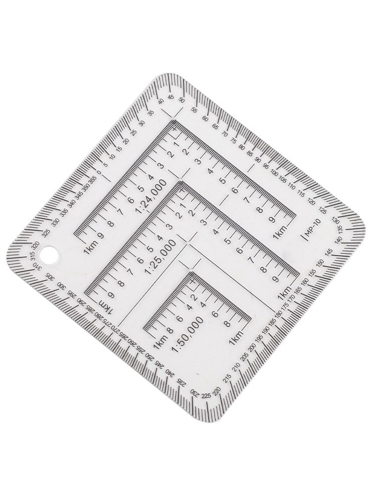 Lightweight 7cm Coordinate Ruler for Geographical Learning Applications