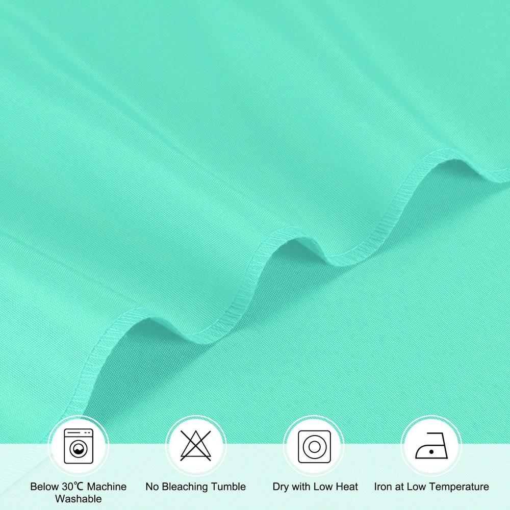 150x300cm Rectangle Tablecloth, Thickened Polyester Table Cloth Turquoise