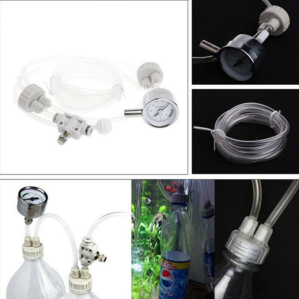 CO2 Generator System DIY Accessories Kit With Diffuser For Aquarium Live Plants