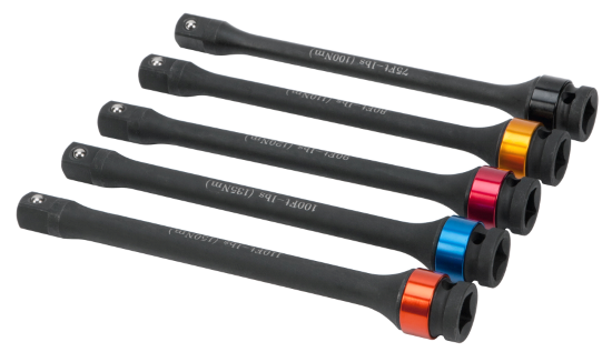 Performance Tool W32903 5-Piece Torque Limiting Extension Tool Set