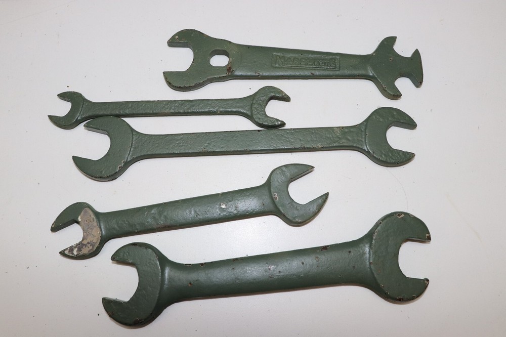 WWII US wrenches assorted sizes lot of 5 E561