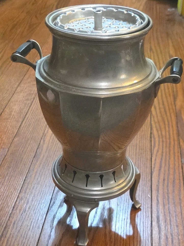 Landers, Frary & Clark Silver Plate Coffee Percolator Vintage