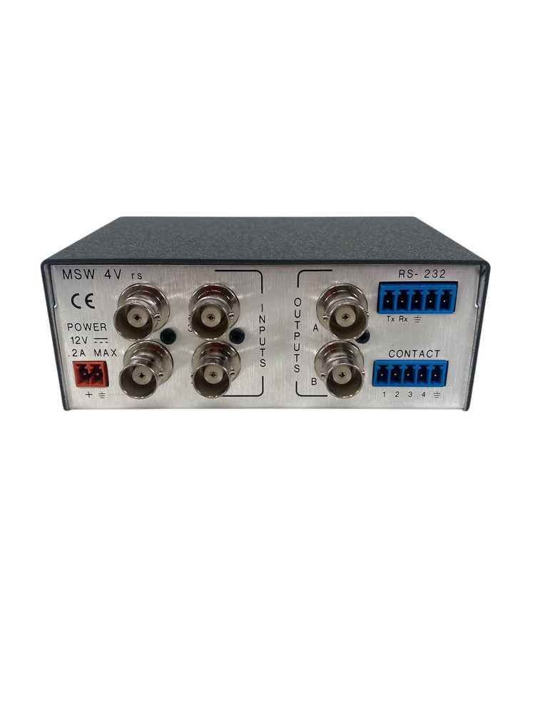 Extron MSW-4V-RS 4-Channel Video Input Selector **New**