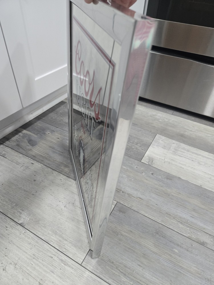 Vintage Coors Light Beer Mirror