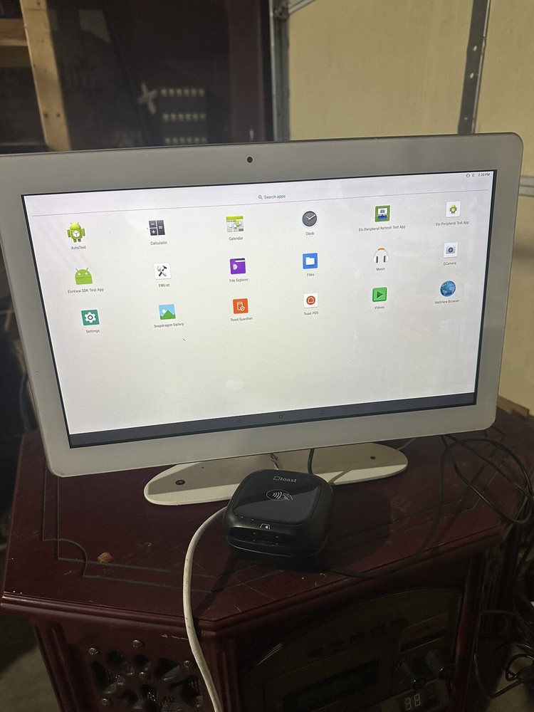 Toast POS Touch Screen Pads With Card Reader Power On Not Fully Tested