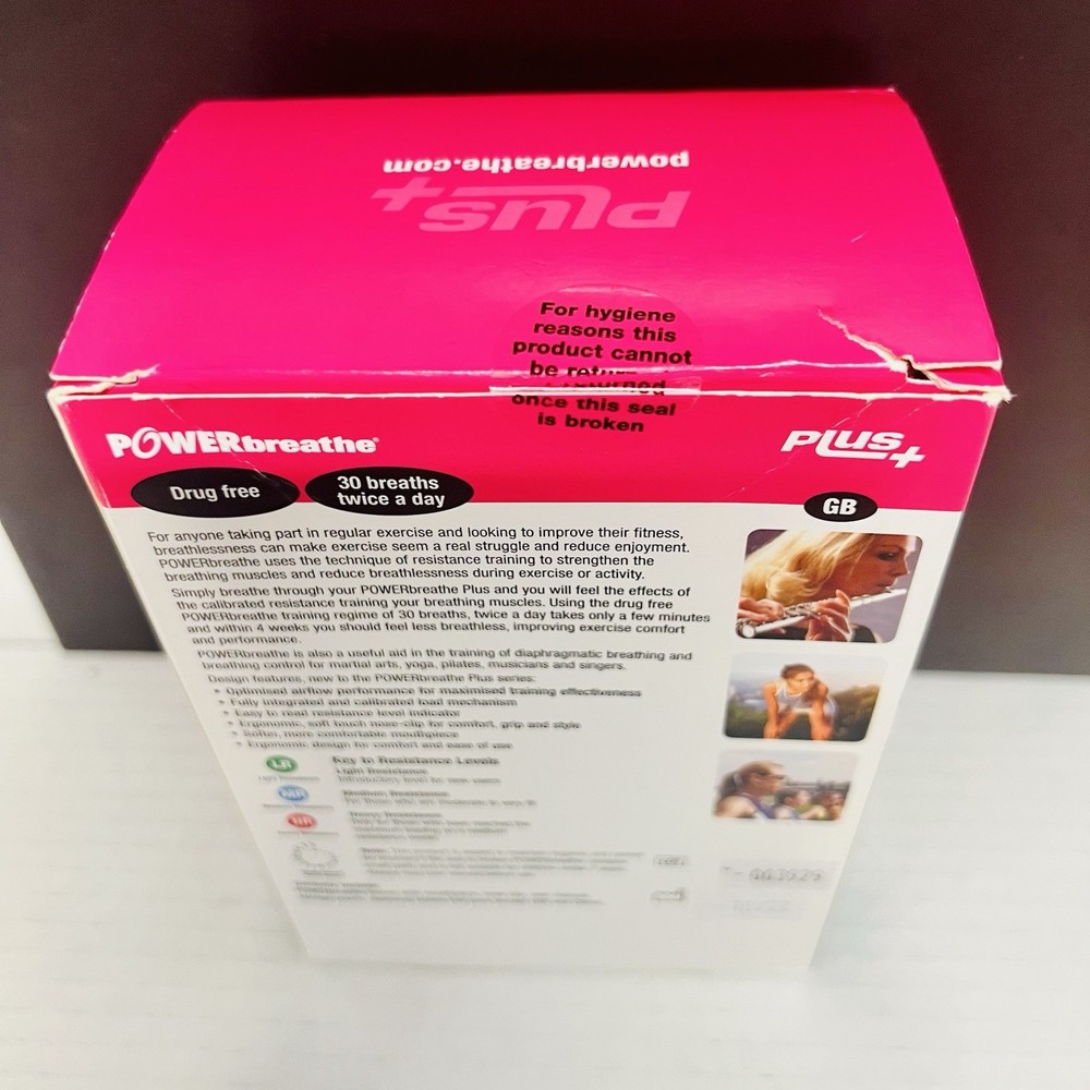 POWERbreathe Plus + Light Resistance Pink Model Trainer