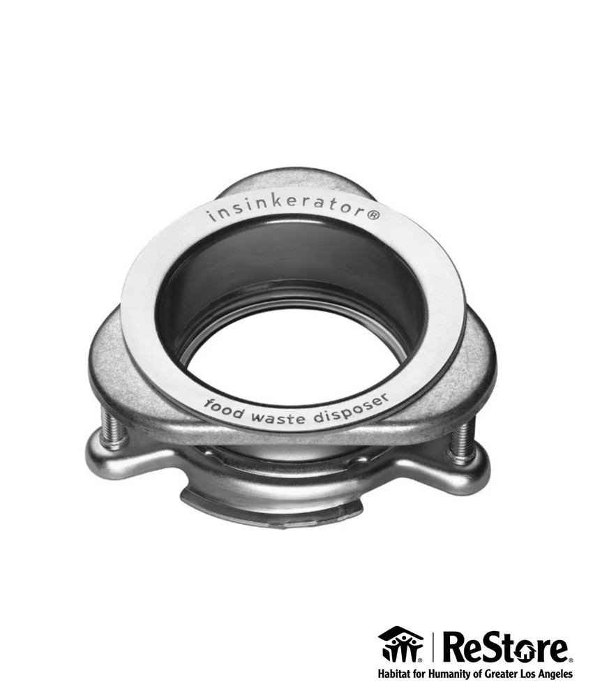 Quick Lock Mount in Chrome for Insinkerator Garbage Disposal