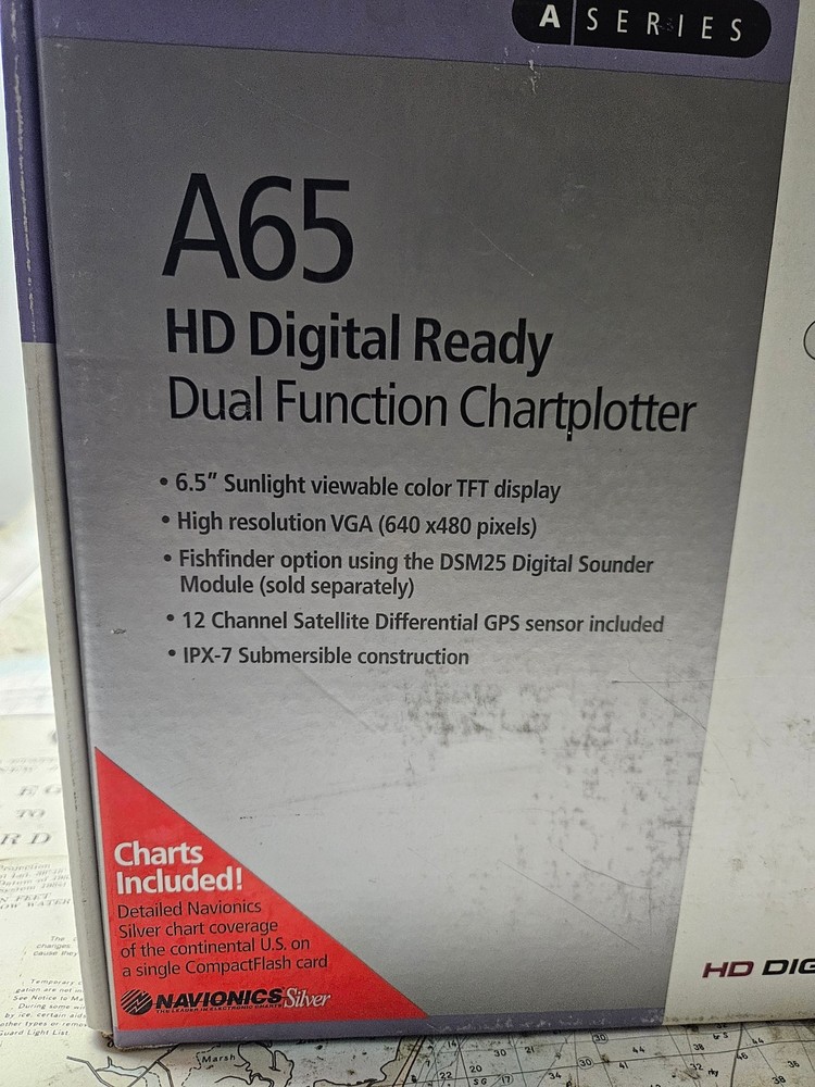 Raymarine A65 Dual Function Chartplotter Color Sonar