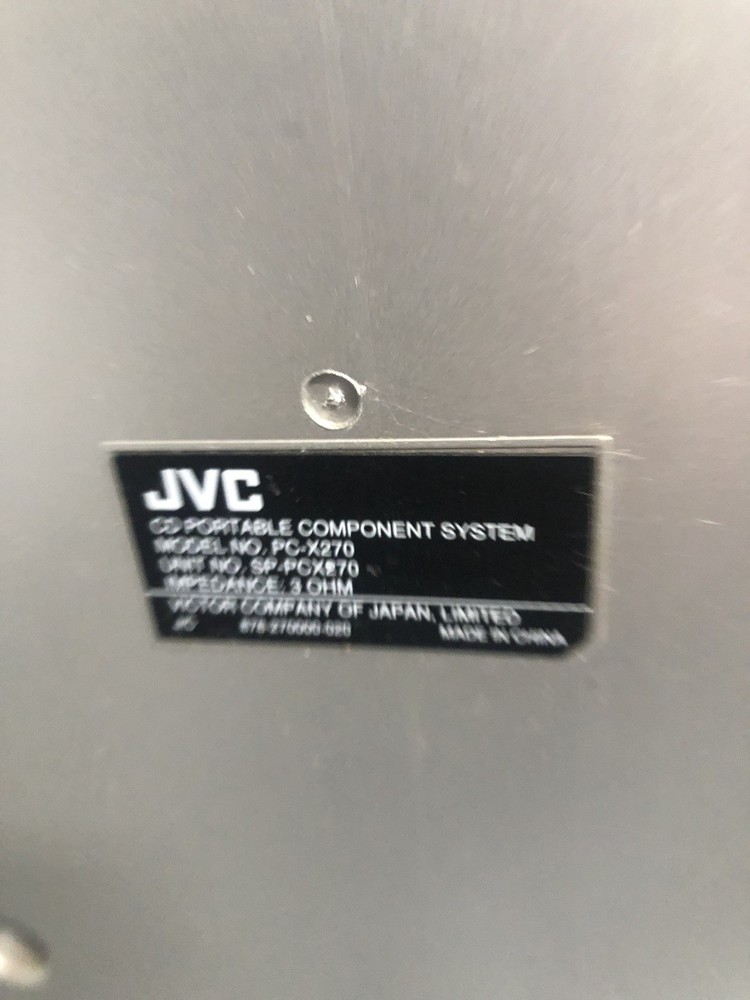JVC Boombox PC-X270