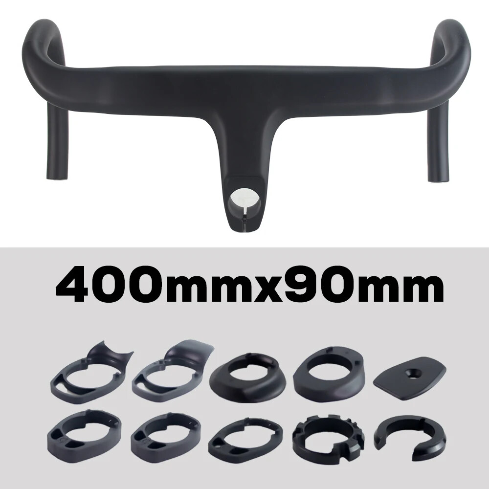 Road Bicycle Integrated Handlebar Carbon Handlebars 28.6mm Internal Routing