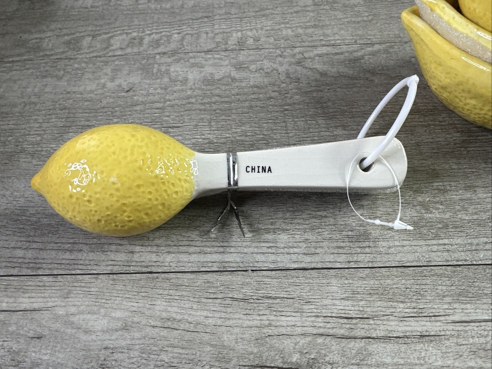 Ankyo Development Lemon Measuring Cups And Spoons Set New