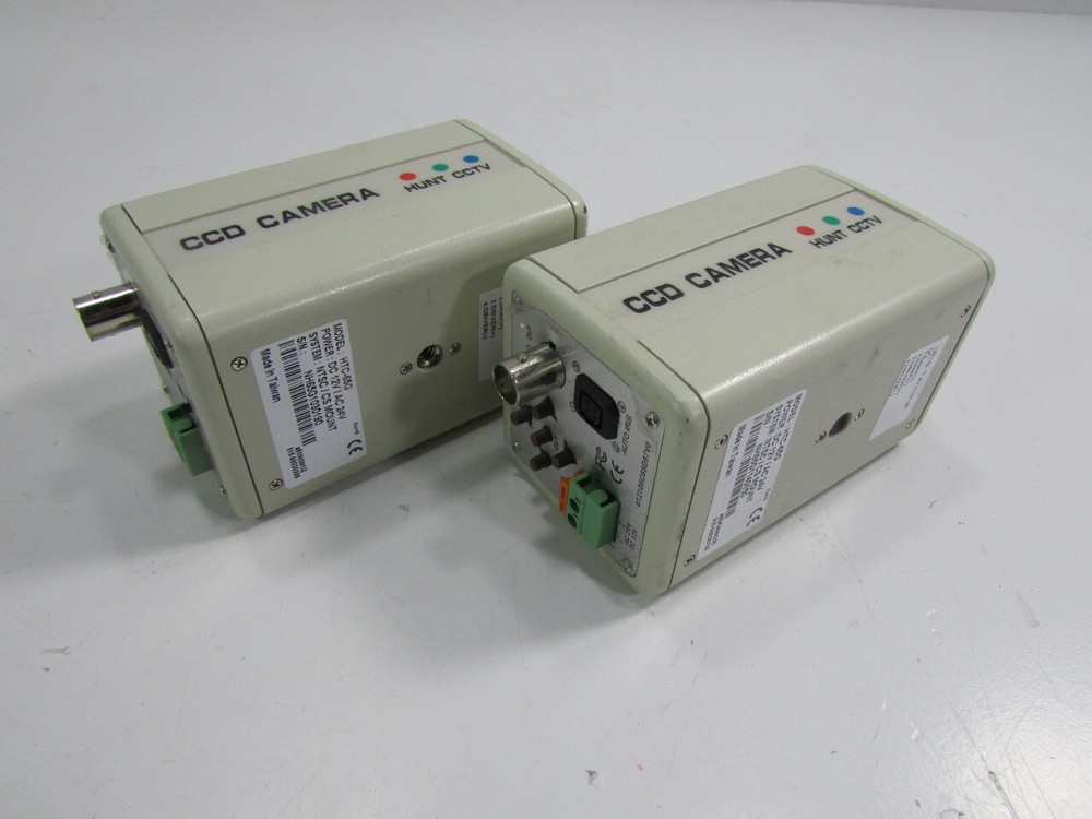 LOT OF (2) CCD CAMERA IRIS TERMINAL HTC-65B